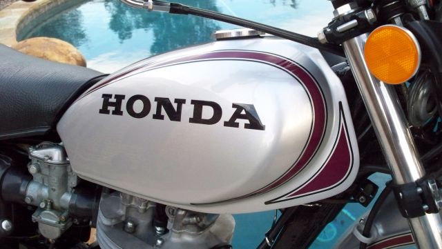 Honda XL250 Special Silver Paint